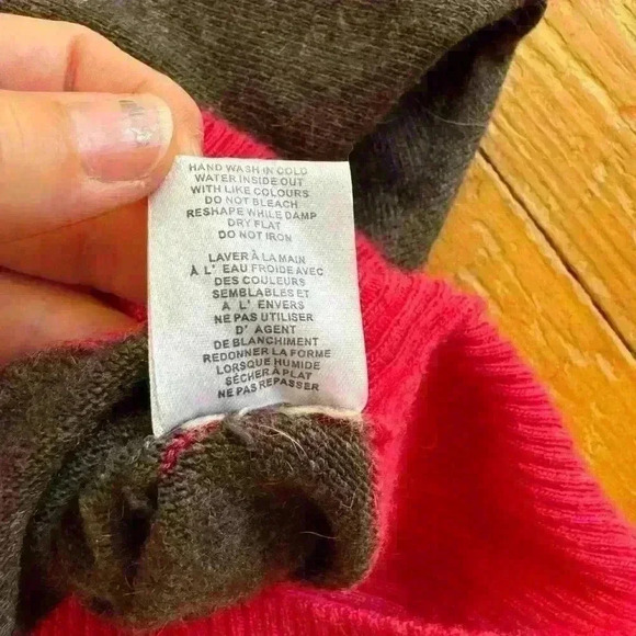 Franco D. Cozy Knit Sweater, Angora, Size Small - Picture 6 of 7